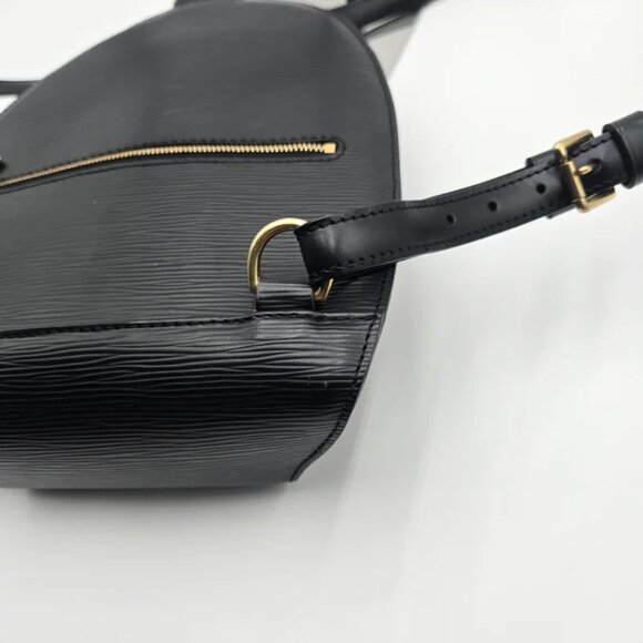 LOUIS VUITTON Mini Pochette Epi Leather Backpack Black - COA included! - Picture 7 of 15